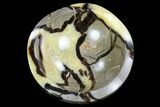 Polished Septarian Bowl - Madagascar #98267-1